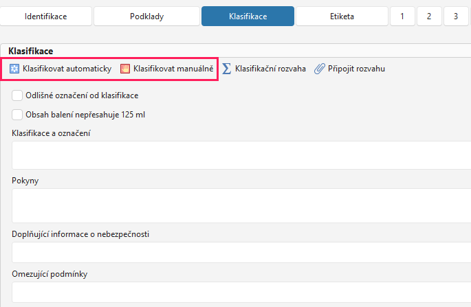 Automatická klasifikace