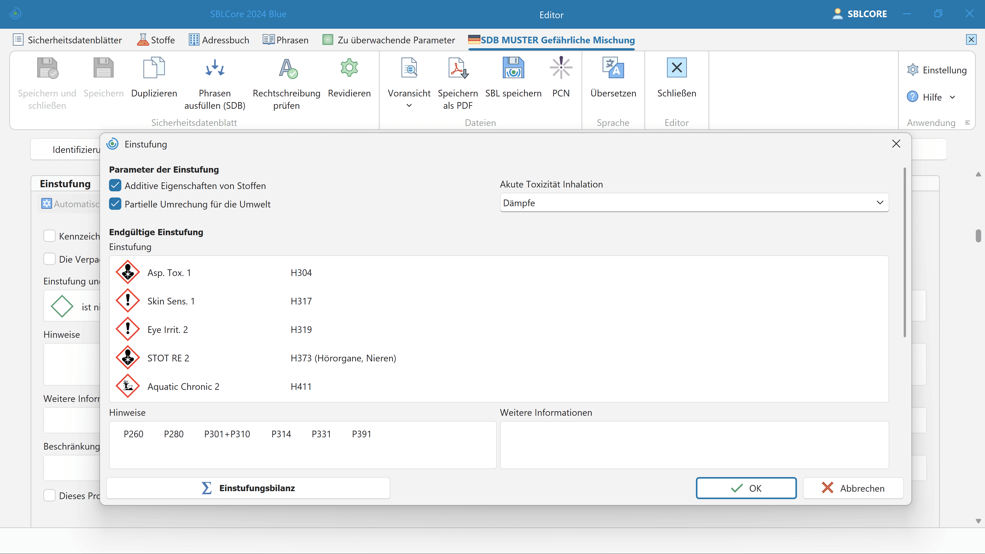 Automatische Einstufung