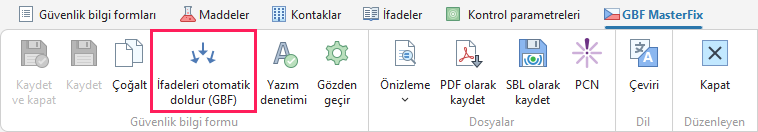 İfadeleri doldurma